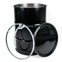 210 Litre BRAND NEW UN Approved Open Top Steel Drums with Unlined Interior - Mzansi Packs