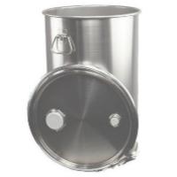 60 Litre Stainless Steel Open Top Drum -Mzansi Packs
